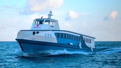 Ferry in Maldives