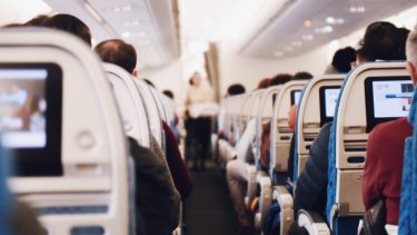 in flight