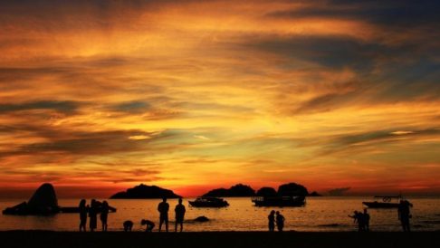 Matahari Terbenam di Pulau Redang